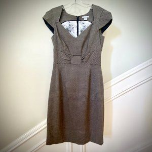 H&M NWOT Cap Sleeve Tweed Sheath Dress
